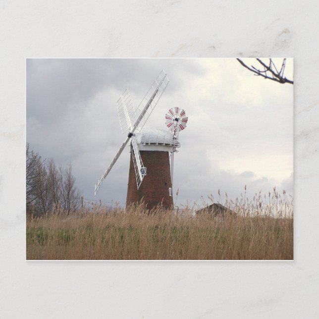 Horsey Windpump Norfolk Postcard (Front)