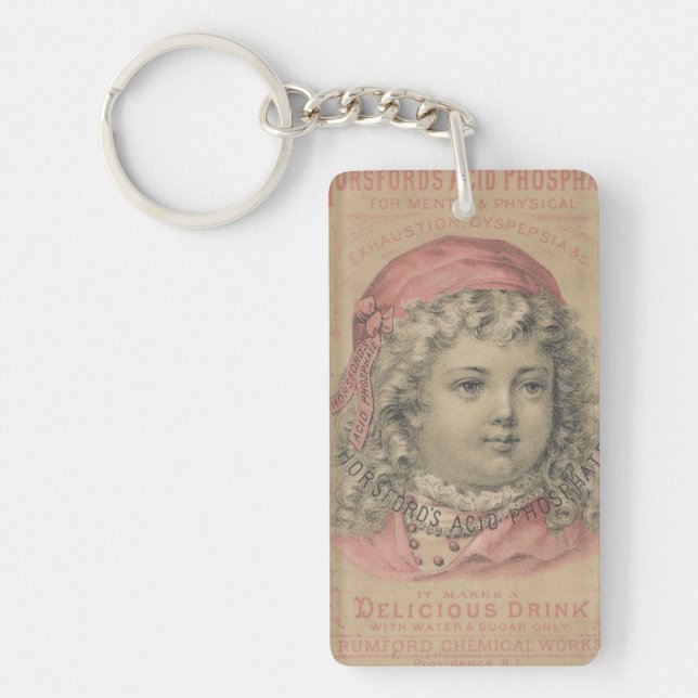 Horsfords Acid Phosphate Ephemera Keychain (Front)