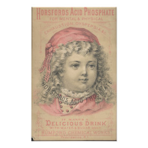 Horsfords Acid Phosphate Ephemera Photo Print
