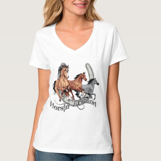 Horsin' Around Horse Shirt (Front)