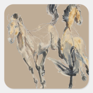 Horsing 2013 square sticker