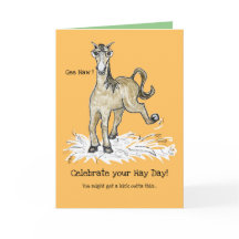 Horsing Around Birthday Card