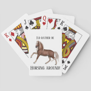 Horsing Around Playing Cards