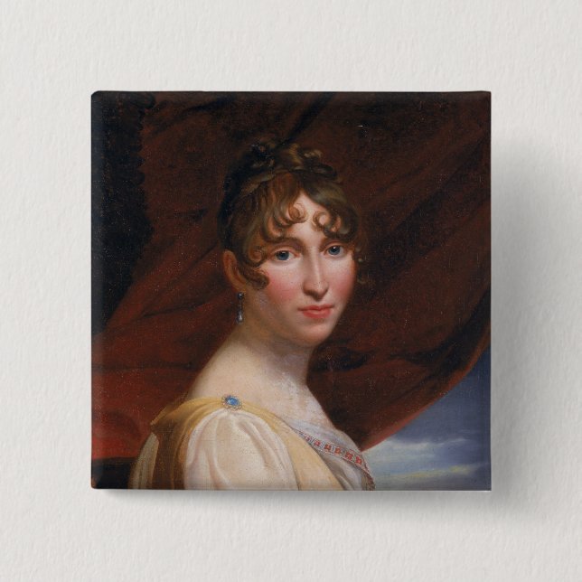 Hortense de Beauharnais 2 15 Cm Square Badge (Front)