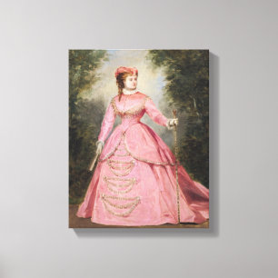 Hortense Schneider 1868 Canvas Print