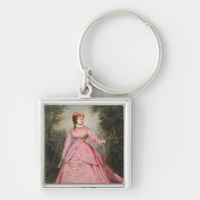 Hortense Schneider  1868 Key Ring (Front)
