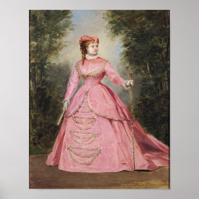 Hortense Schneider  1868 Poster (Front)