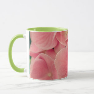 Hortensia Hydrangea pink pastel flowers floral Mug