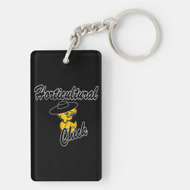 Horticultural Chick #4 Key Ring (Back)