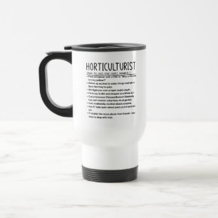 Horticulturist travel mug