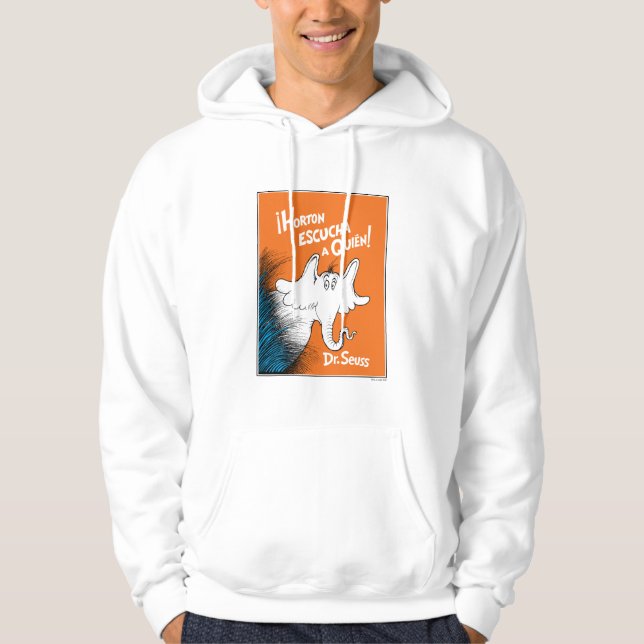 Horton Escucha A Quien Spanish Book Cover Hoodie (Front)