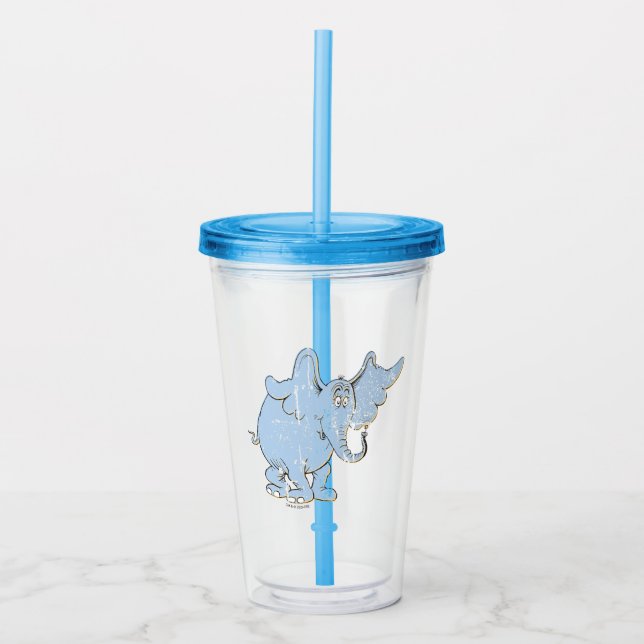 Horton Hears A Who | Horton Distressed Acrylic Tumbler (Front)