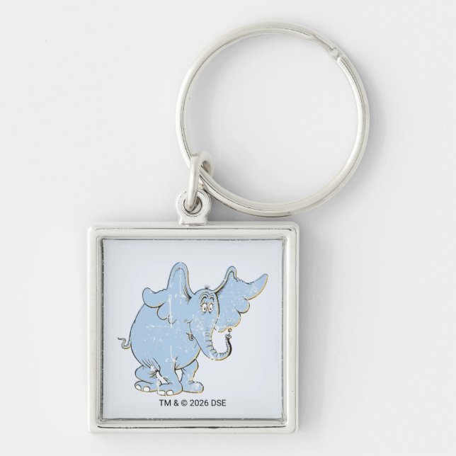Horton Hears A Who | Horton Distressed Key Ring (Front)