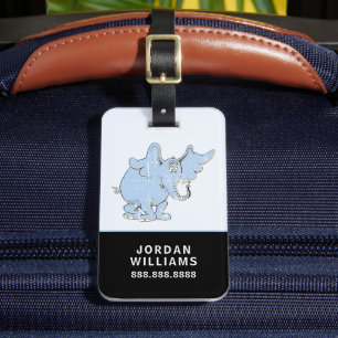 Horton Hears A Who   Horton Distressed Luggage Tag