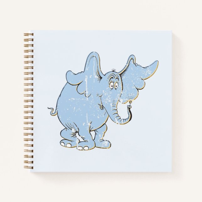 Horton Hears A Who | Horton Distressed Notebook (Front)