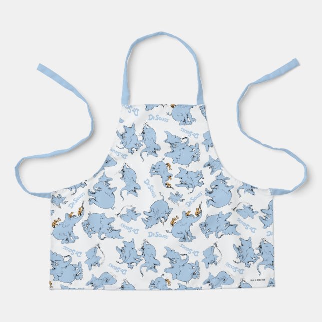 Horton Hears A Who Monkey Pattern Apron (Front)