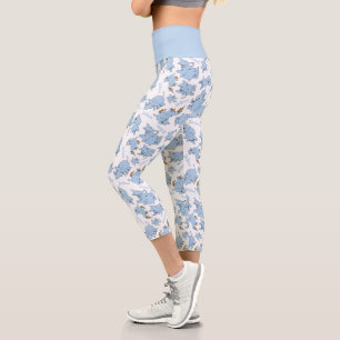 Horton Hears A Who Monkey Pattern Capri Leggings