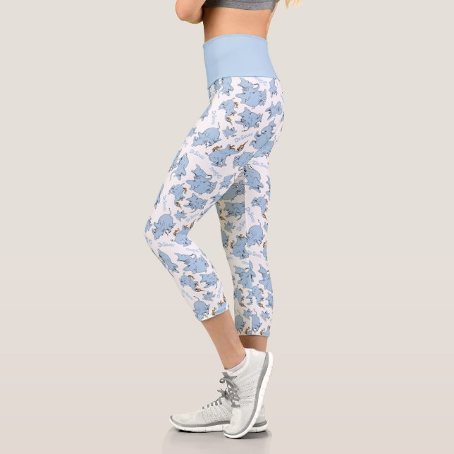 Horton Hears A Who Monkey Pattern Capri Leggings (Left)