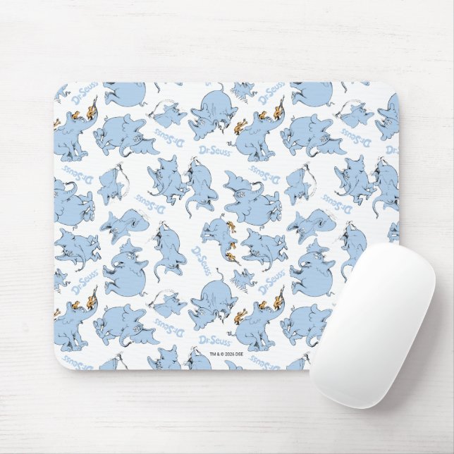 Horton Hears A Who Monkey Pattern Mouse Mat (With Mouse)