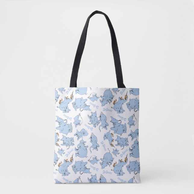 Horton Hears A Who Monkey Pattern Tote Bag (Front)