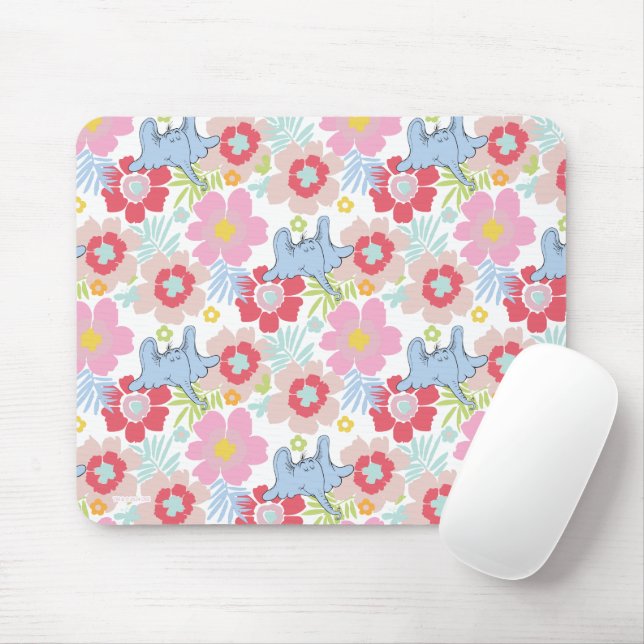 Horton Hears A Who | Pastel Flower Pattern Mouse Mat (With Mouse)