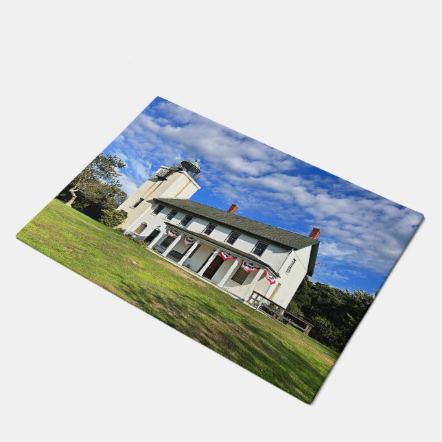 Horton Point Lighthouse, New York Door Mat (Angled)