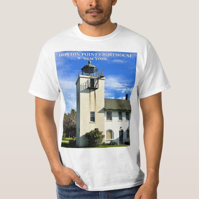 Horton Point Lighthouse, New York T-Shirt (Front)