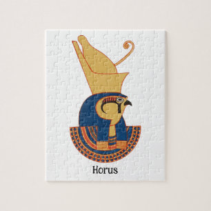 Horus Ancient Egyptian god Jigsaw Puzzle