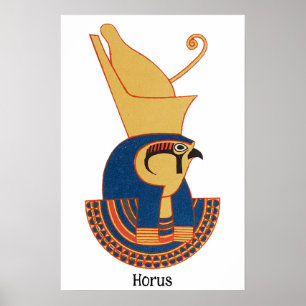 Horus Ancient Egyptian god Poster