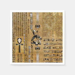 Horus - Egyptian Hor- Gold and Pearl Napkin