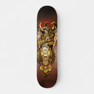 Horus with all seeing eye skateboard