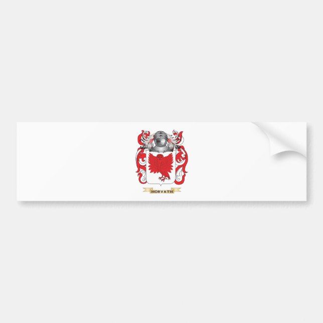 Horvath Coat of Arms (Family Crest) Bumper Sticker (Front)