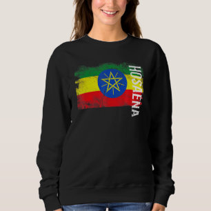 Hosaena Ethiopia Flag For Ethiopians Men Women Kid Sweatshirt