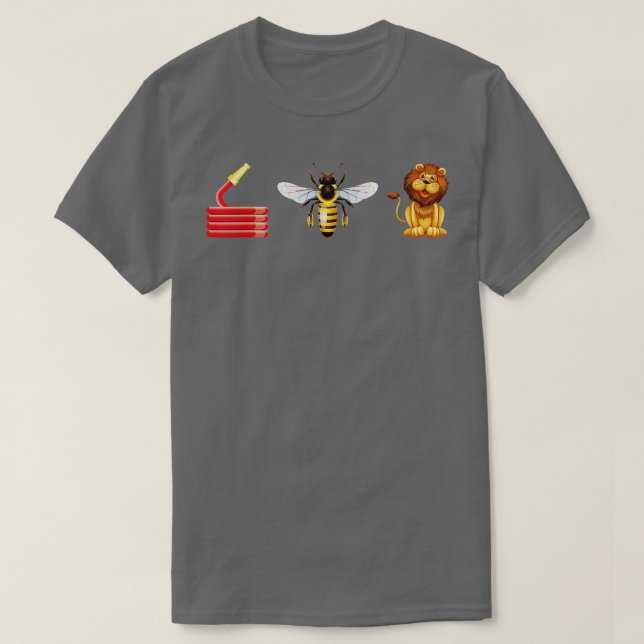 Hose Bee Lion  Hose Be Lying Funny  T-Shirt (Design Front)