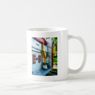 Hose in Bucket on Fire Truck Coffee Mug