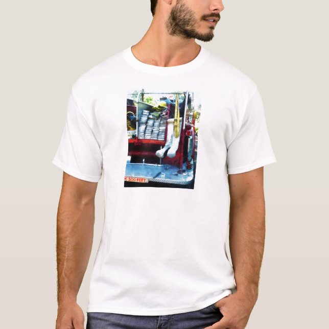 Hoses in Fire Truck T-Shirt (Front)