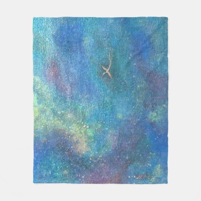 Hoshi-no-Ma: Between the Stars Fleece Blanket (Front)
