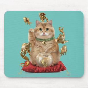 Hosico Maneki-neko Mouse Mat