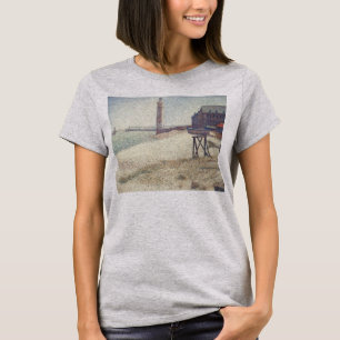 Hospice and Lighthouse, Honfleur by Georges Seurat T-Shirt