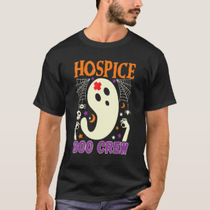 Hospice Boo Crew Nurse Halloween Nurses Cute Ghost T-Shirt