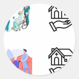 Hospice Care Nurse Sticker Pack - Hospice Care Nur