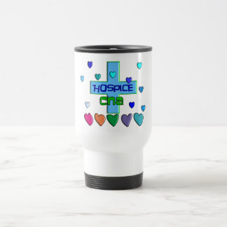 Hospice CNA Multi Hearts Design Travel Mug