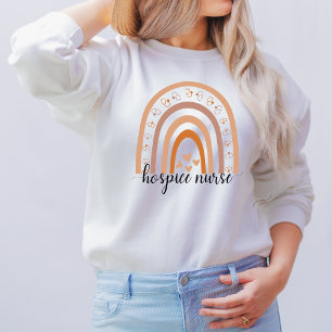 Hospice Nurse Aide Nursing Rainbow Hospice Sweatshirt