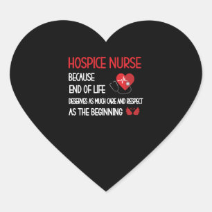 Hospice Nurse Appreciation Hospice Nursing Student Heart Sticker