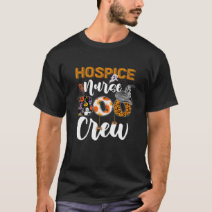 Hospice Nurse Boo Crew Funny RN Halloween Matching T-Shirt
