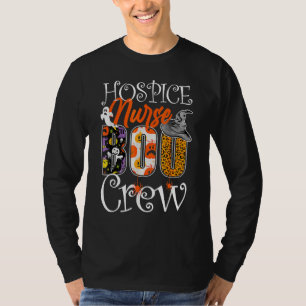 Hospice Nurse Boo Crew Halloween Hospice Nurse Par T-Shirt