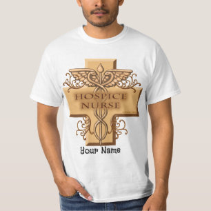 Hospice Nurse Caduceus  T-Shirt