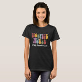 Hospice Nurse Caring Beyond a Cure Palliative Care T-Shirt (Front Full)