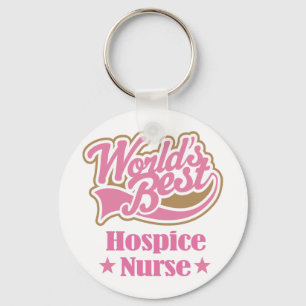 Hospice Nurse Gift (Worlds Best) Key Ring