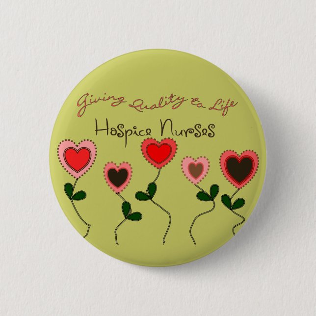 Hospice Nurse Gifts 6 Cm Round Badge (Front)